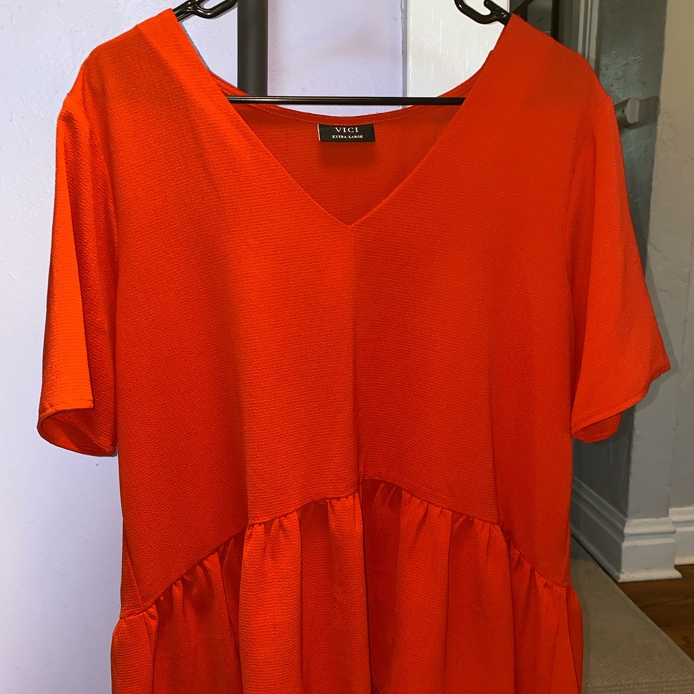 Red blouse size XL from Vici
